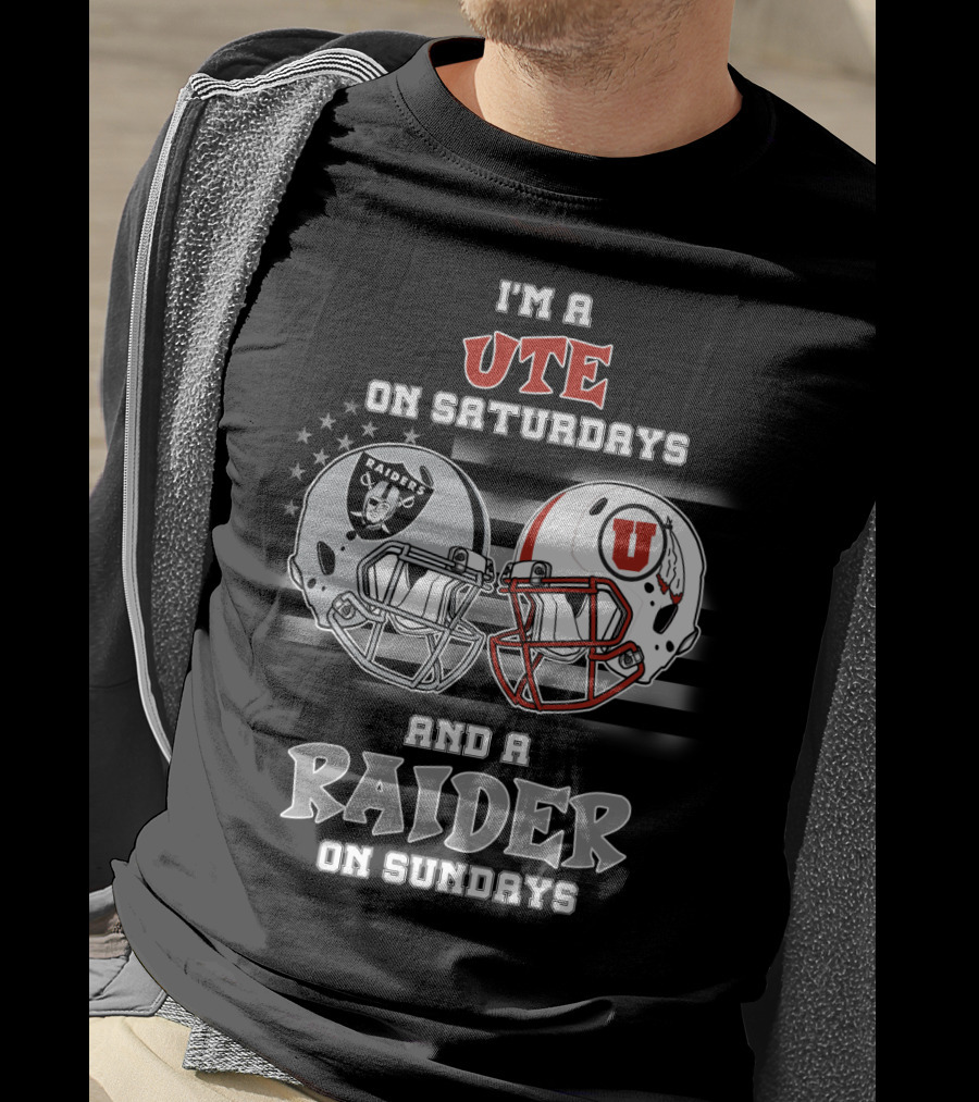 I'm A Ute On Saturdays And A Raider On Sundays T-Shirt