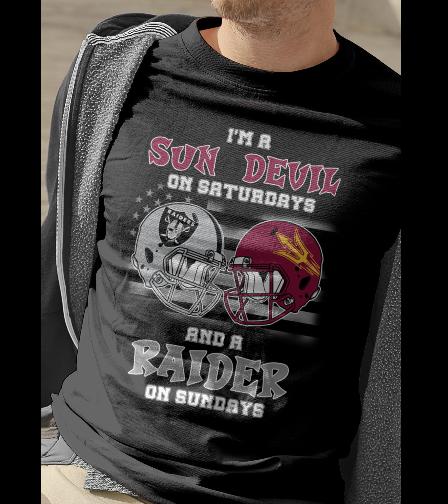 I'm A Sun Devil On Saturdays And A Raider On Sundays T-Shirt