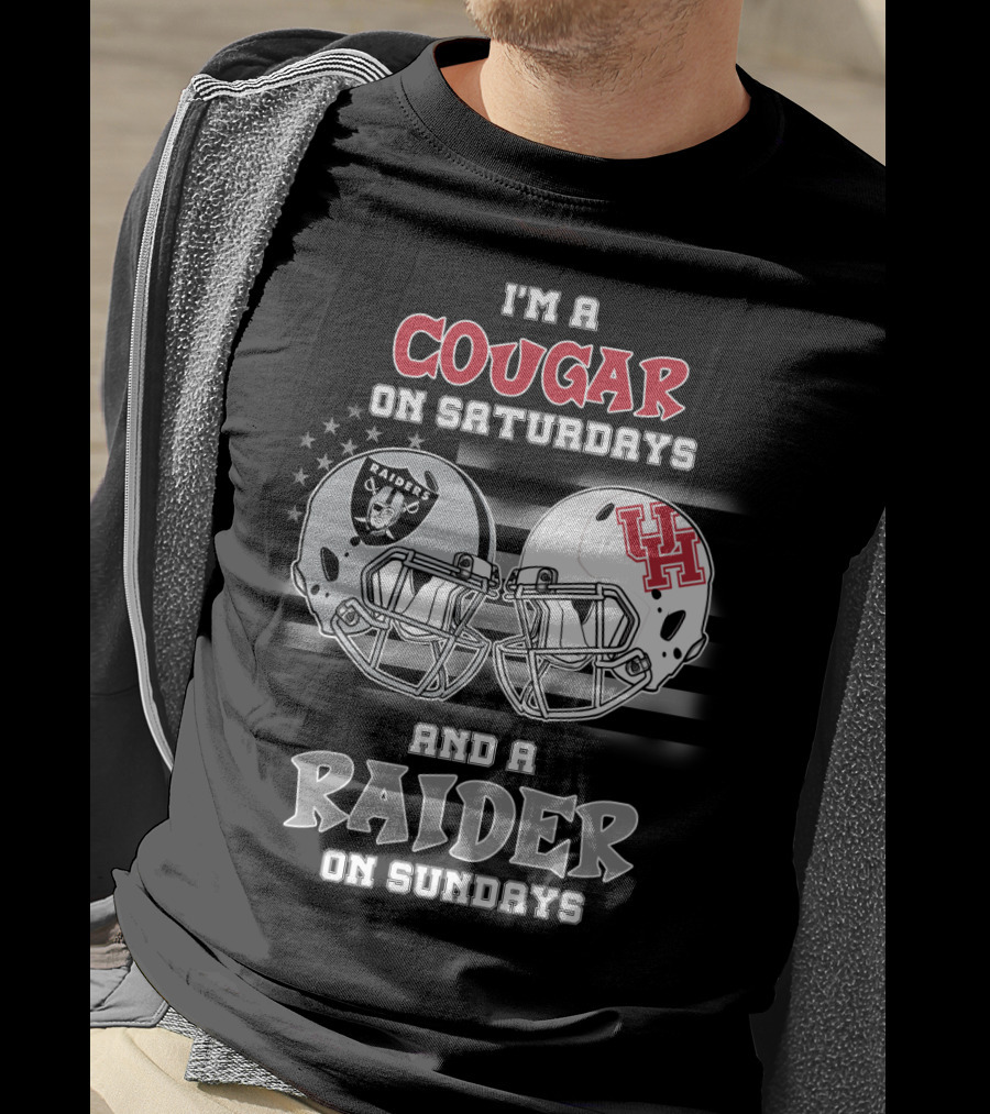 I'm A Cougar On Saturdays And A Raider On Sundays T-Shirt