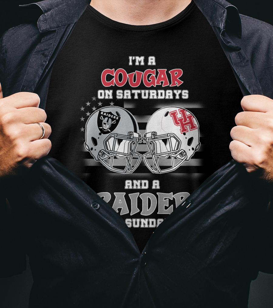 I'm A Cougar On Saturdays And A Raider On Sundays T-Shirt