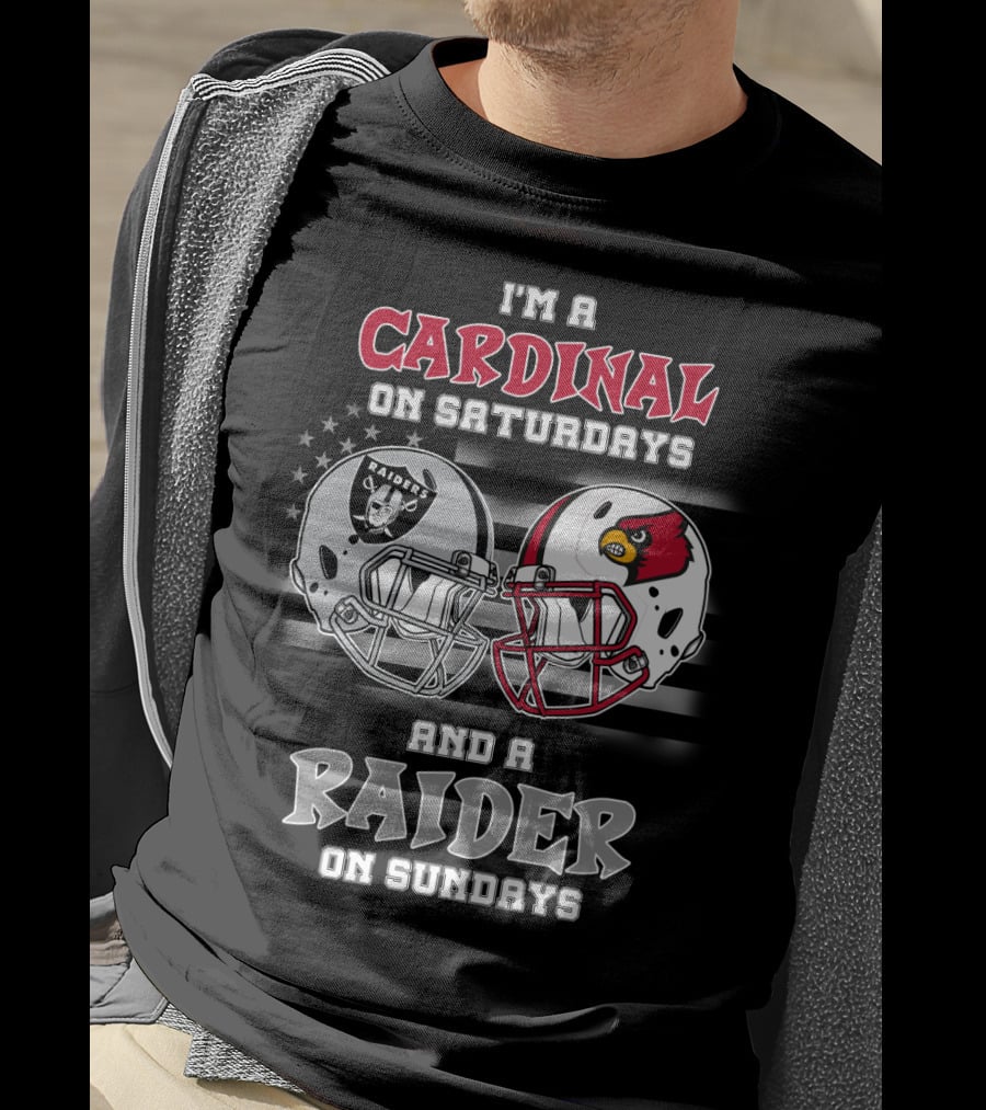 I'm A Cardinal On Saturdays And A Raider On Sundays T-Shirt
