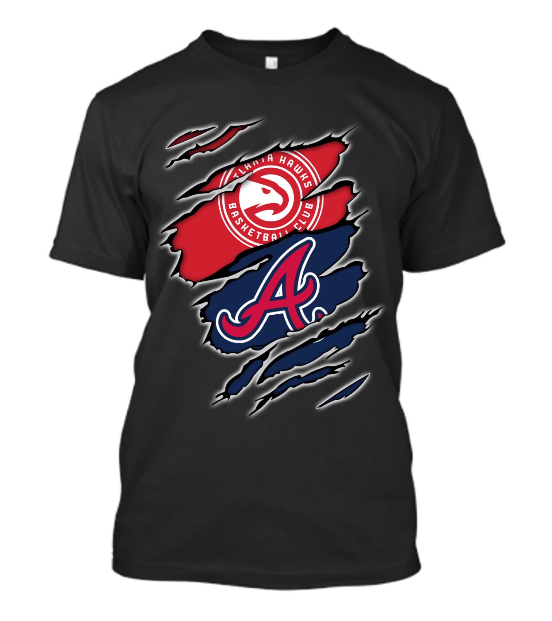 Atlanta Hawks Basketball Club Braves A T-Shirt