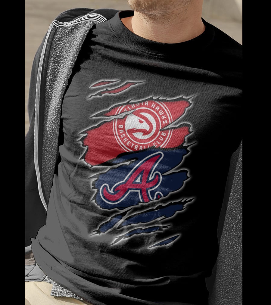 Atlanta Hawks Basketball Club Braves A T-Shirt