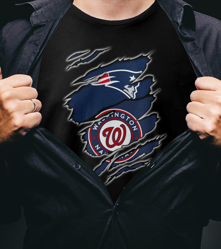 Patriots Washington Nationals Team Fusion T-Shirt