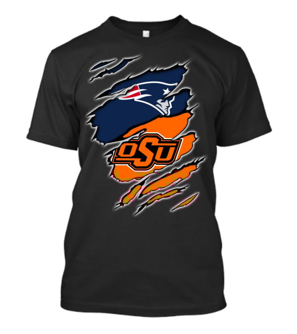 OSU Cowboys Patriots Logo Mashup T-Shirt