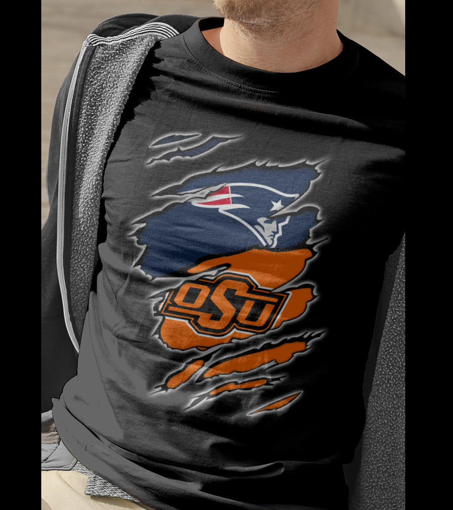 OSU Cowboys Patriots Logo Mashup T-Shirt