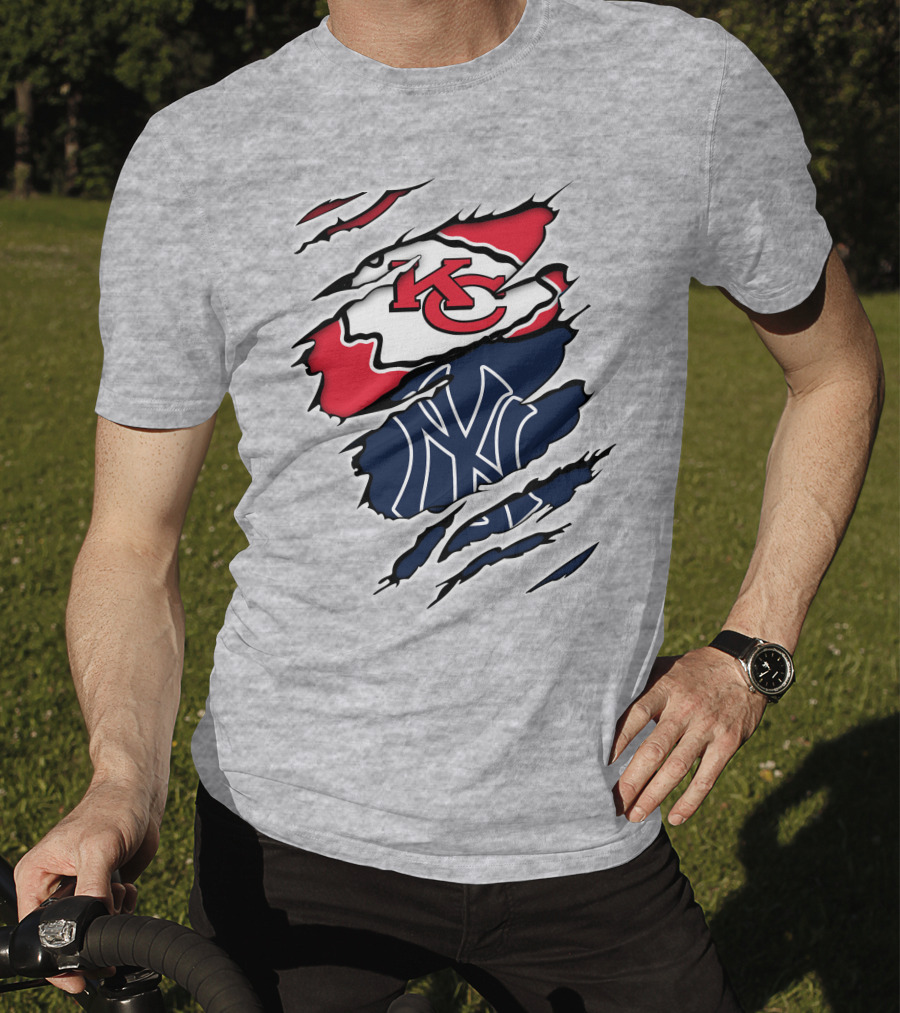 Chiefs Kc Yankees Ny Crossover T-Shirt