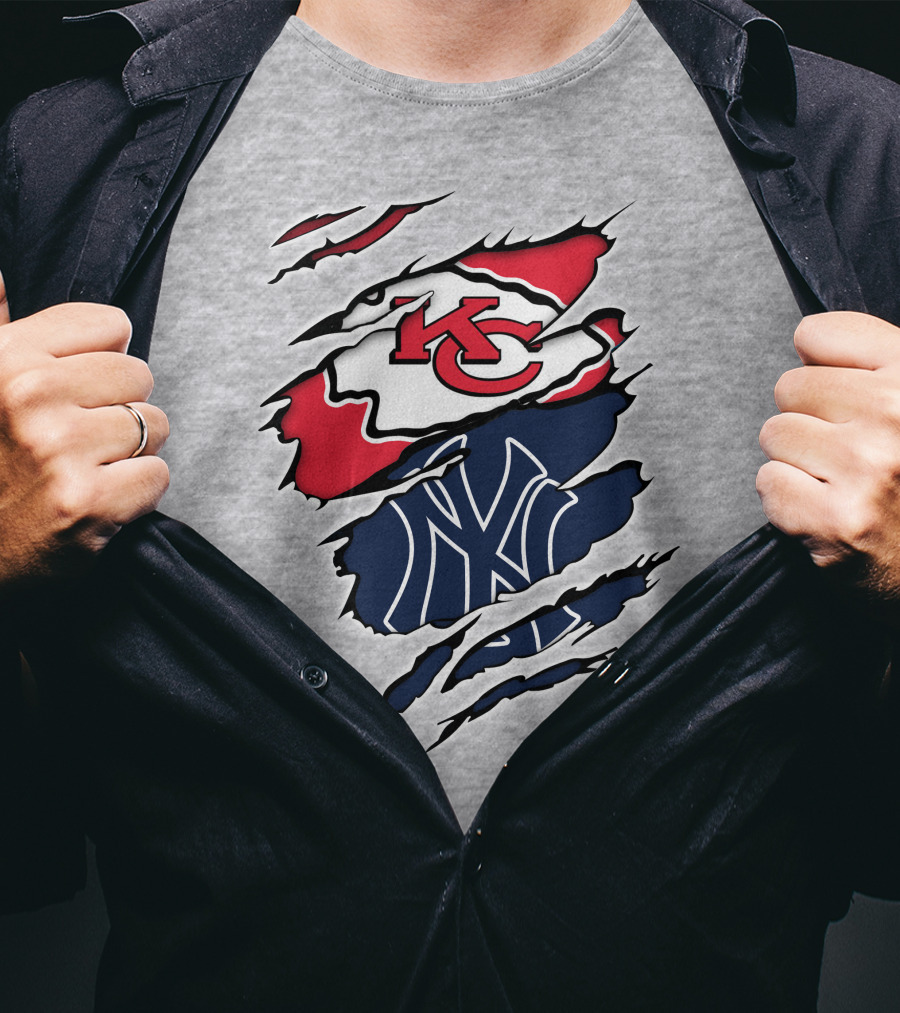 Chiefs Kc Yankees Ny Crossover T-Shirt