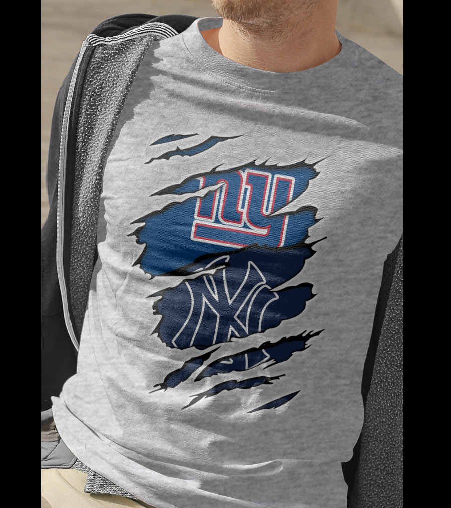 New York Giants Yankees Crossover T-Shirt