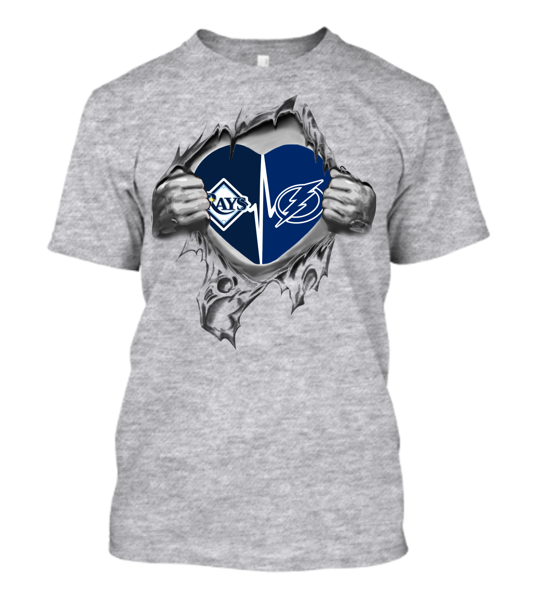 Rays Lightning Heartbeat Passion T-Shirt