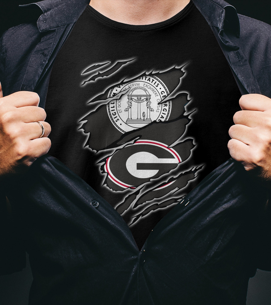 Georgia Bulldogs University Of Georgia Seal T-Shirt