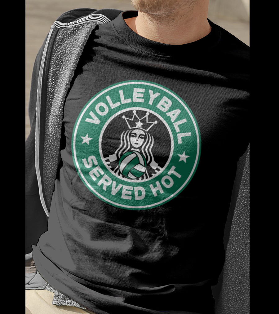 Volleyball Served Hot Funny Parody Perfect T-Shirt