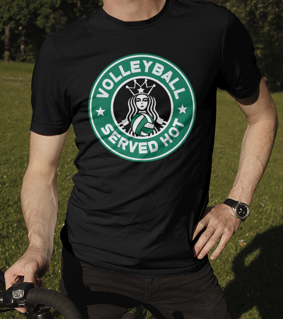 Volleyball Served Hot Funny Parody Perfect T-Shirt