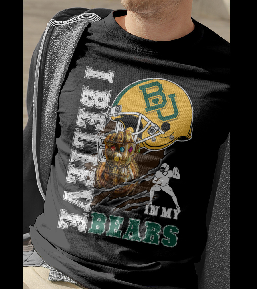 I Believe In My Bears BU Football Fan Infinity Glove T-Shirt