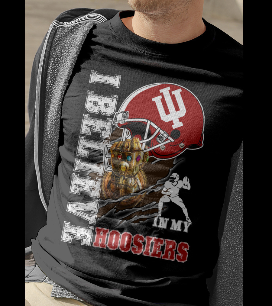 I Believe In My Hoosiers Football Infinity Glove T-Shirt