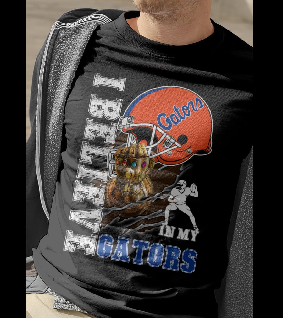 I Believe In My Gators Fan Gauntlet Helmet Football T-Shirt