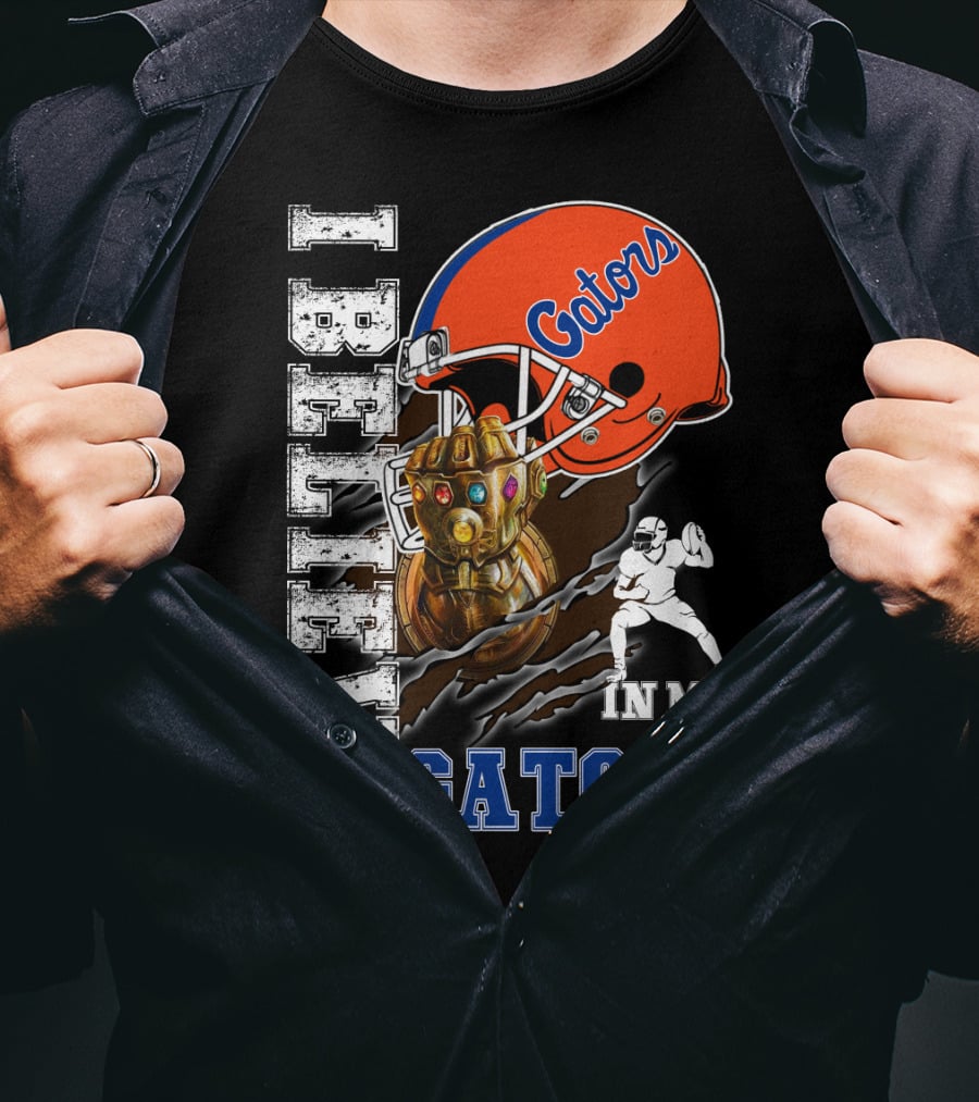 I Believe In My Gators Fan Gauntlet Helmet Football T-Shirt