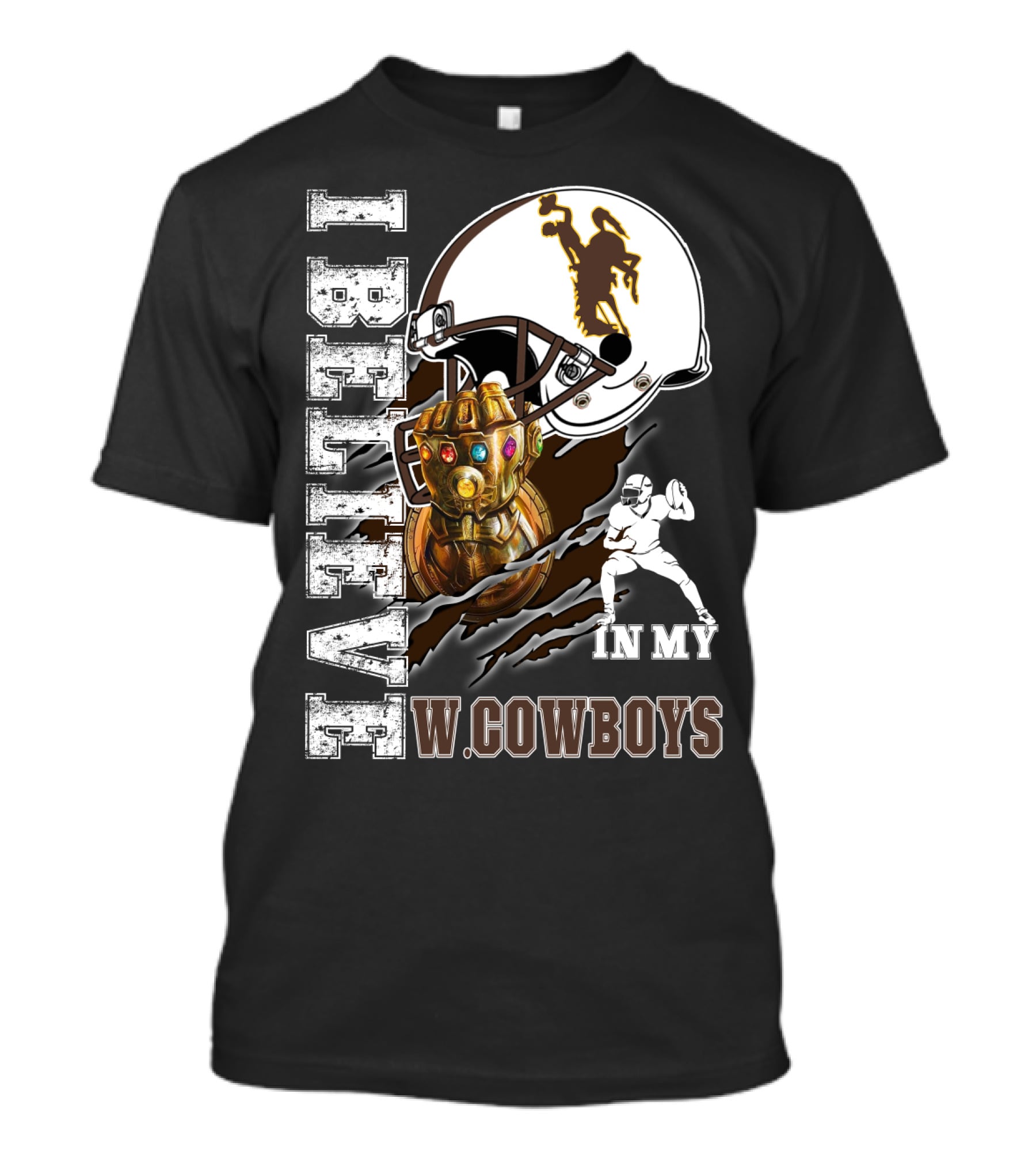 I Believe In My W Cowboys Football Fan Art Crossover T-Shirt
