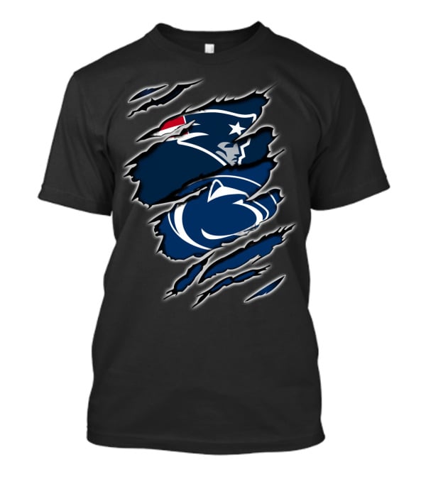 New England Patriots Penn State Nittany Lions Crossover T-Shirt