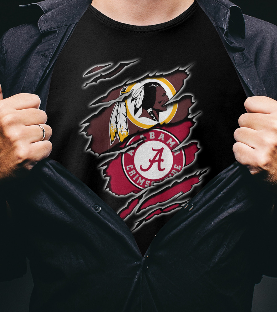 Redskins Alabama Crimson Tide Fan T-Shirt
