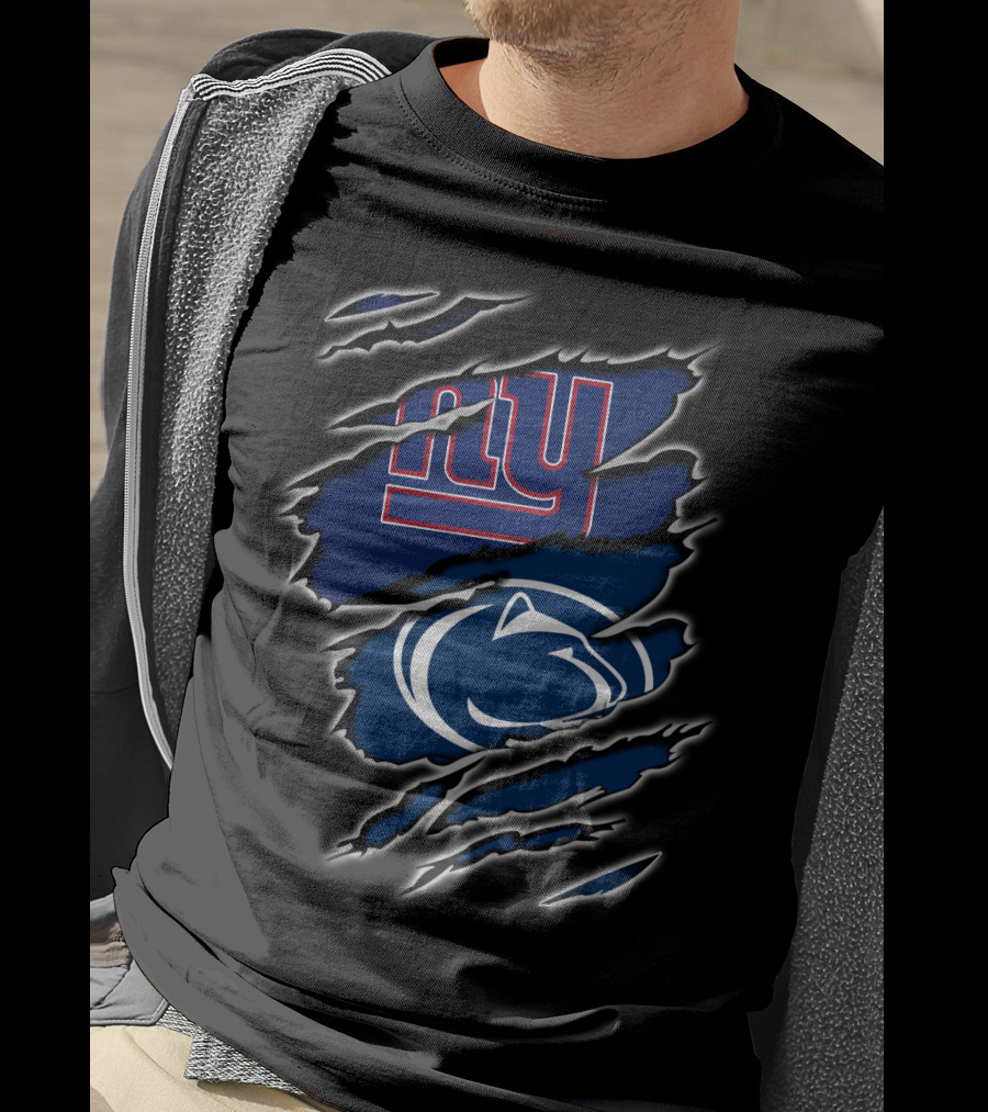 Giants Penn State Rip Claw T-Shirt