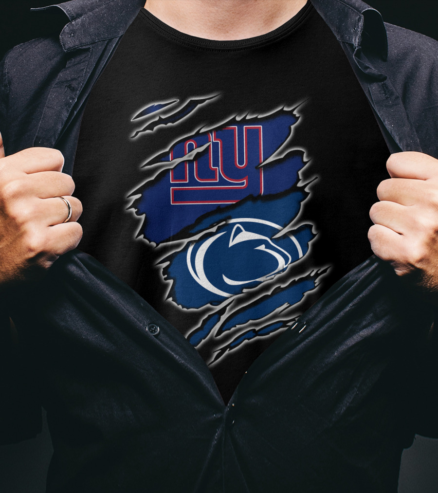 Giants Penn State Rip Claw T-Shirt