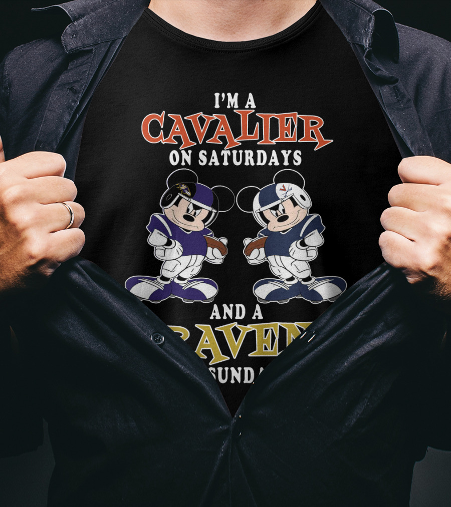 I'm A Cavalier On Saturdays And A Raven On Sundays T-Shirt
