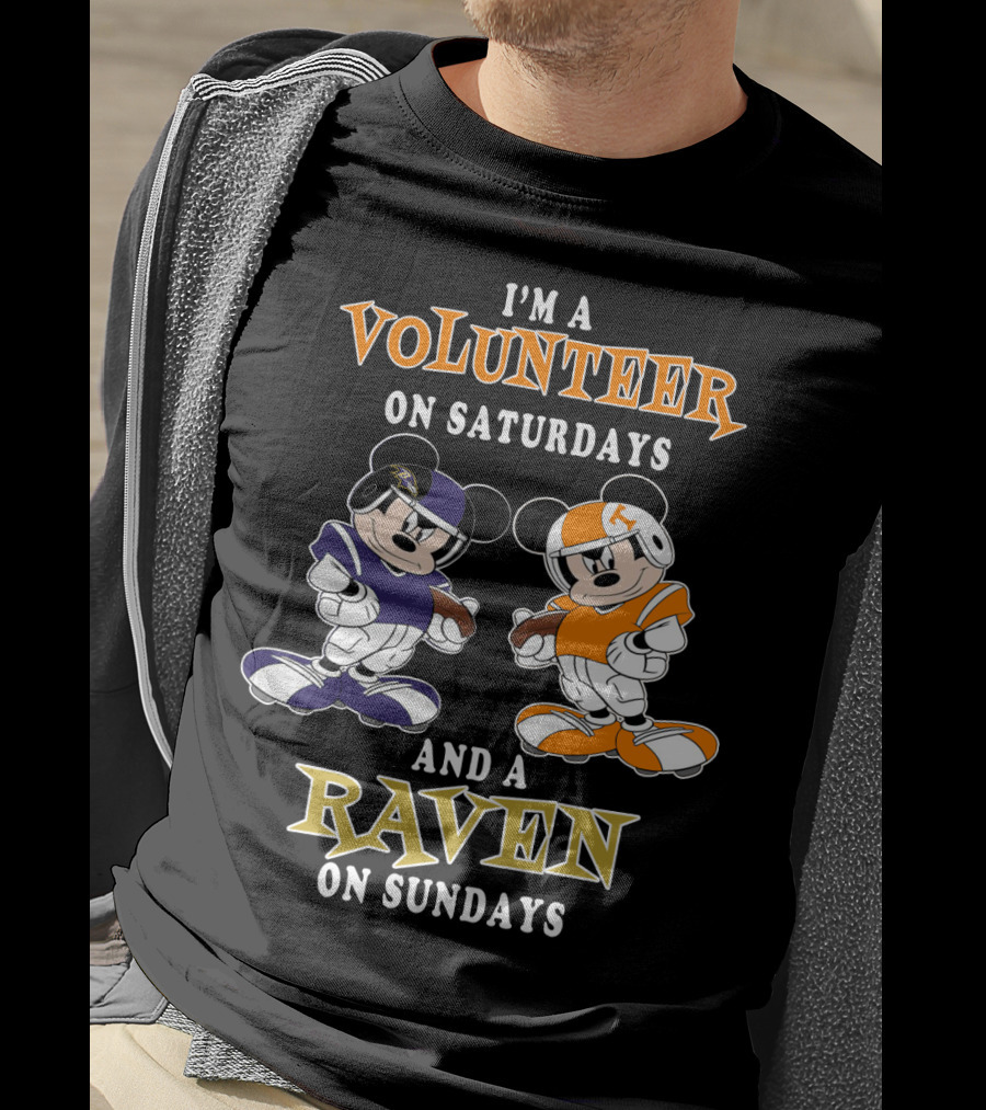 I'm A Volunteer On Saturdays And A Raven On Sundays T-Shirt