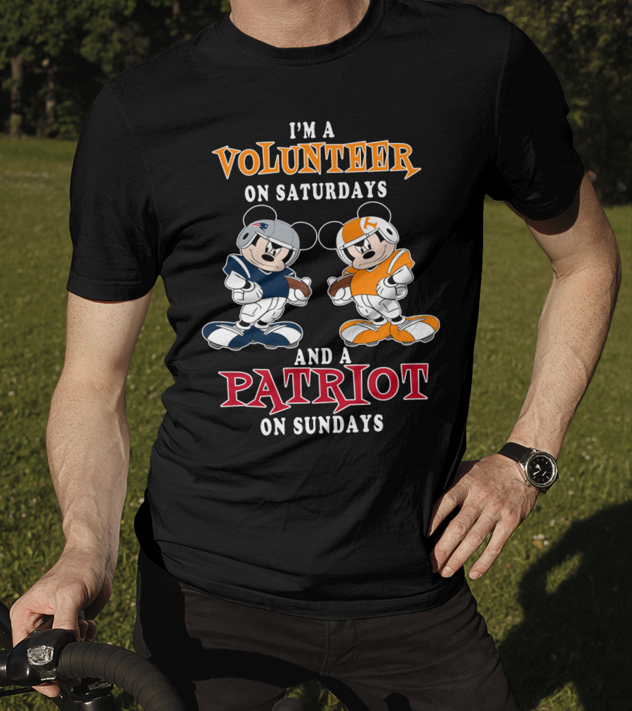 I'm A Volunteer On Saturdays And A Patriot On Sundays T-Shirt