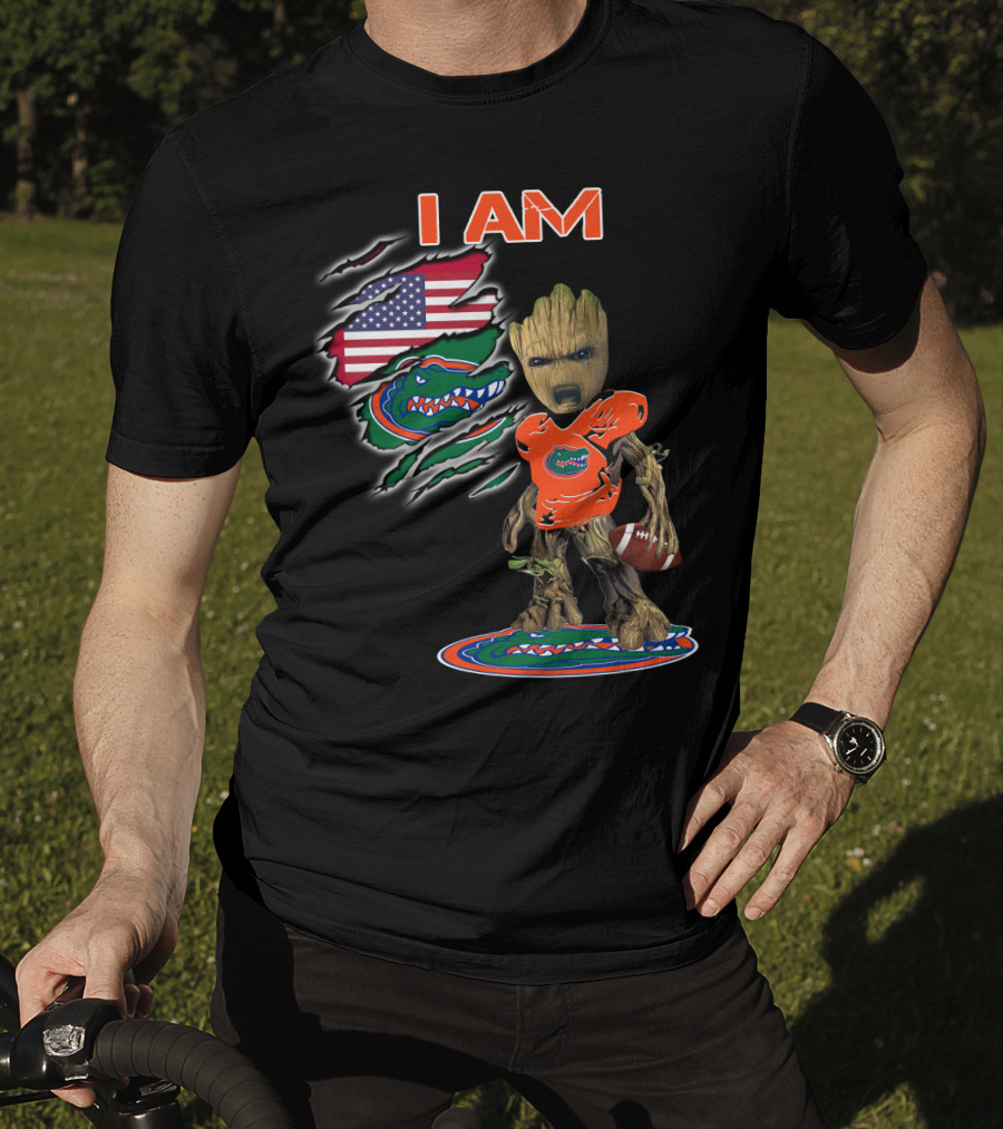 I Am Florida Gators American Football Groot Fan T-Shirt