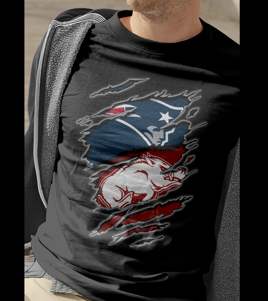 Patriots Arkansas Razorbacks Claw T-Shirt
