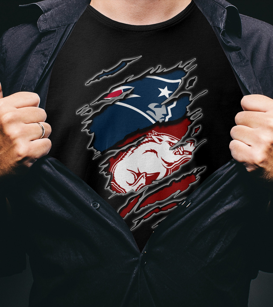 Patriots Arkansas Razorbacks Claw T-Shirt