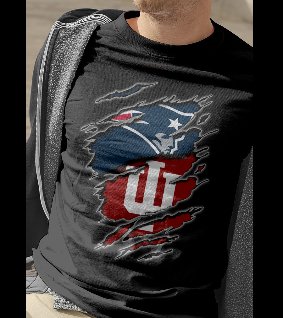 New England Patriots Indiana Hoosiers Mashup T-Shirt