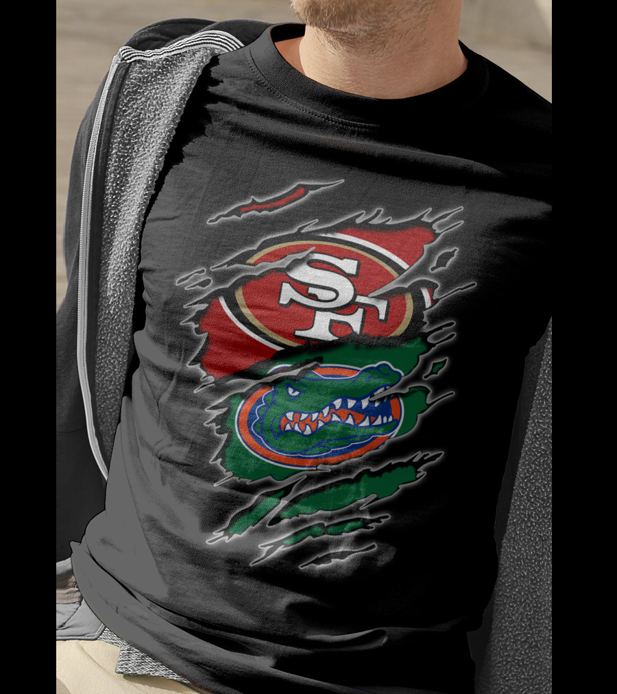 49ers Sf Florida Gators Ripped T-Shirt