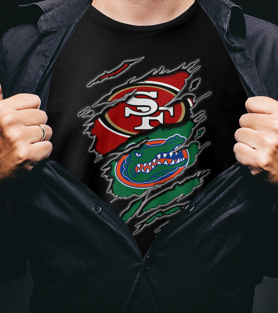 49ers Sf Florida Gators Ripped T-Shirt