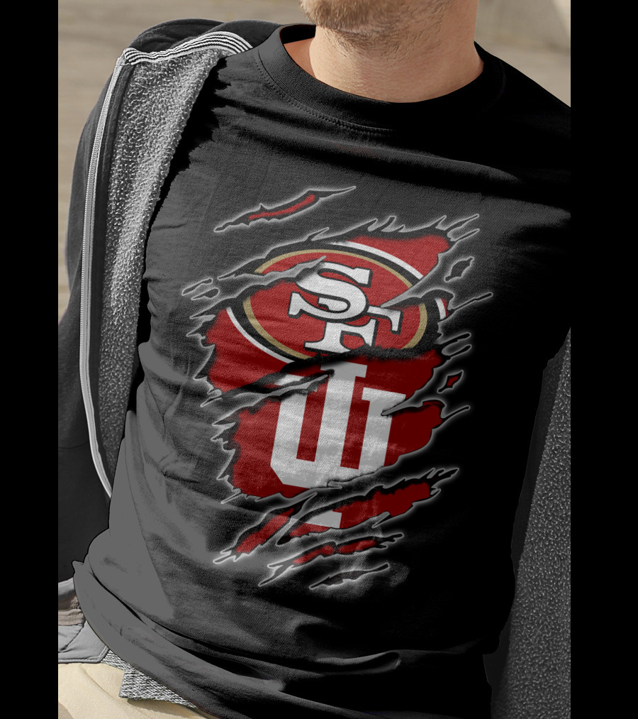 49ers Sf Indiana Hoosiers Tear T-Shirt