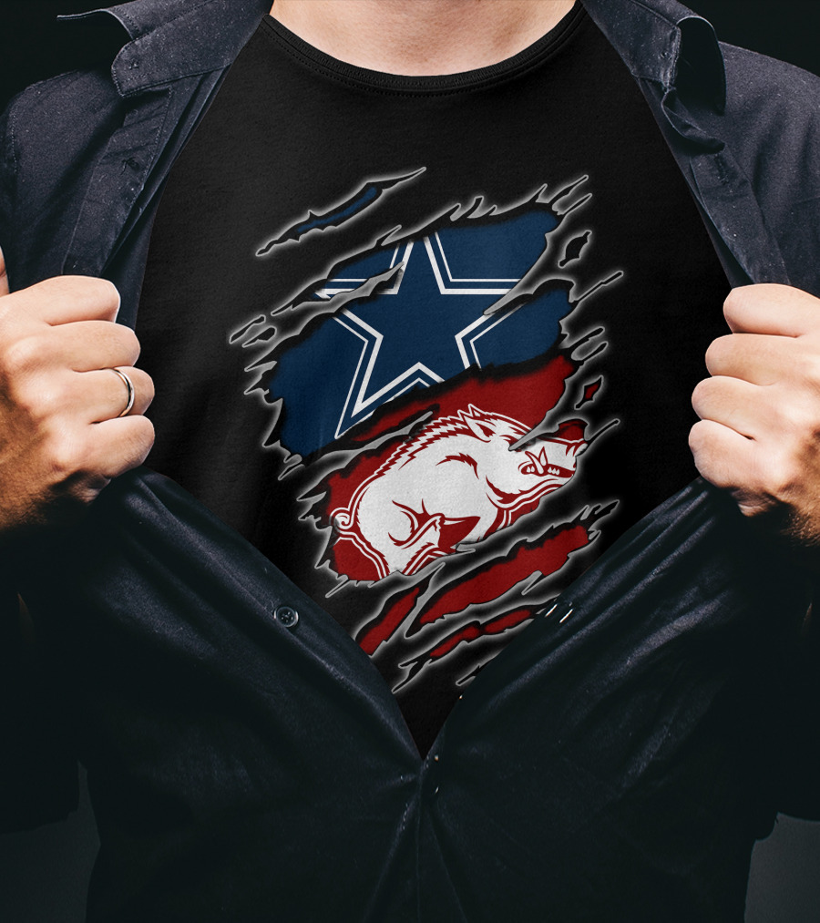 Dallas Cowboys Arkansas Razorbacks Fusion T-Shirt