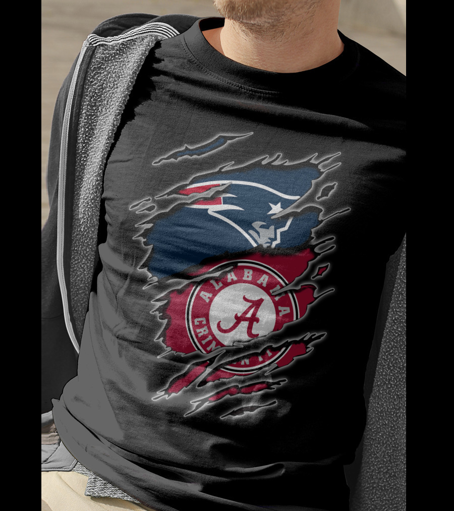 Patriots Alabama Crimson Tide Crossover T-Shirt
