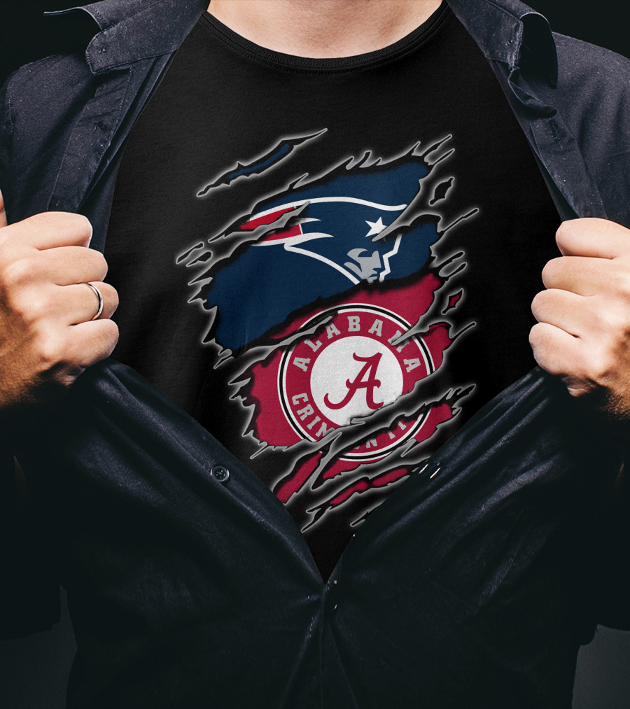Patriots Alabama Crimson Tide Crossover T-Shirt