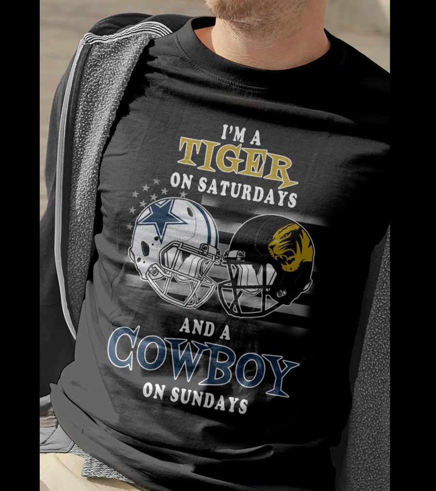 I'm A Tiger On Saturdays And A Cowboy On Sundays T-Shirt