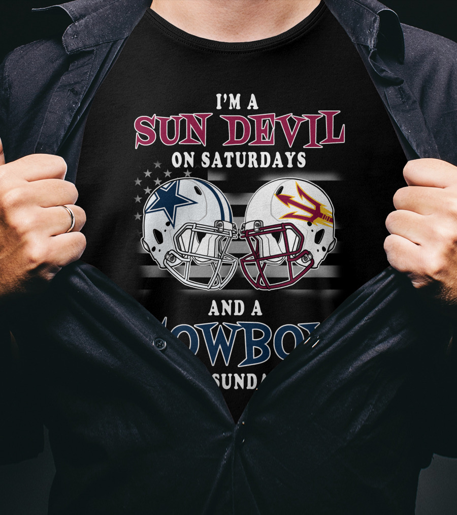 I'm A Sun Devil On Saturdays And A Cowboy On Sundays T-Shirt