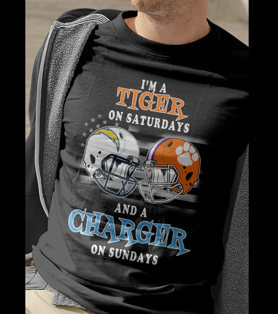 I'm A Tiger On Saturdays And A Charger On Sundays T-Shirt
