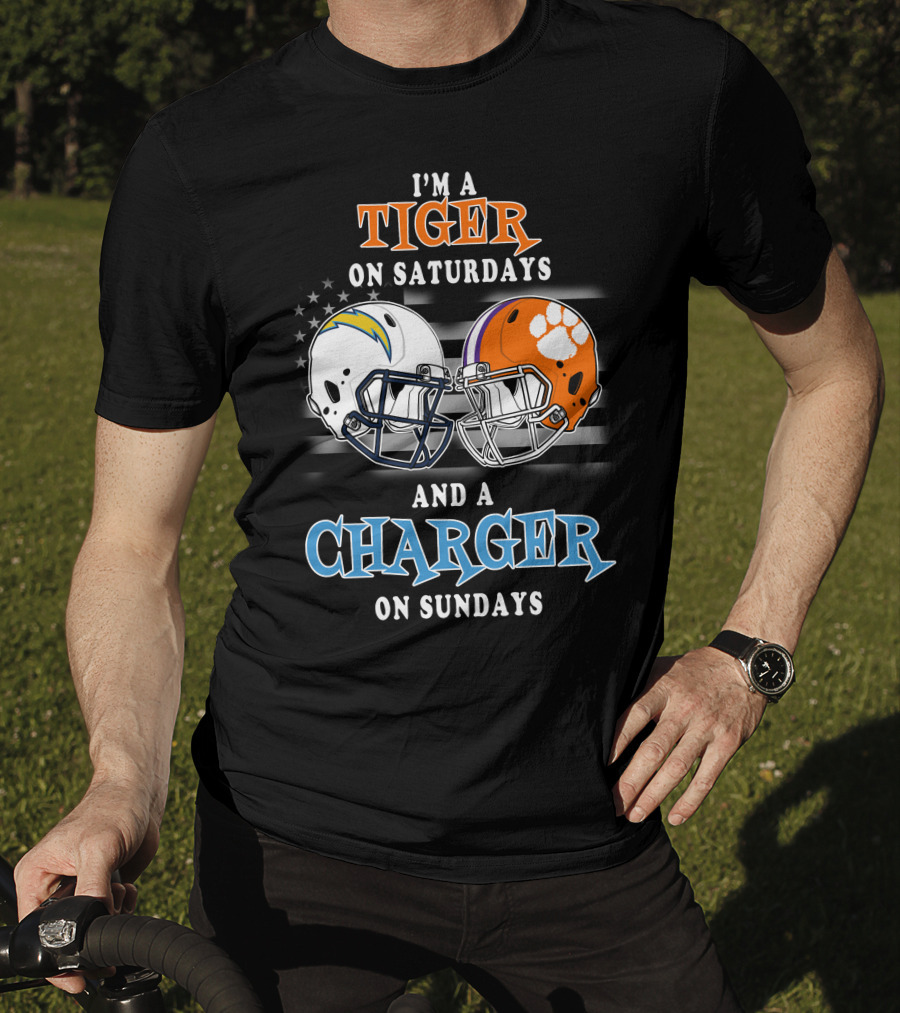 I'm A Tiger On Saturdays And A Charger On Sundays T-Shirt