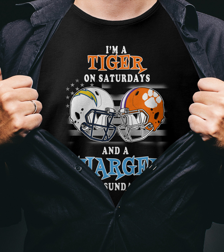 I'm A Tiger On Saturdays And A Charger On Sundays T-Shirt