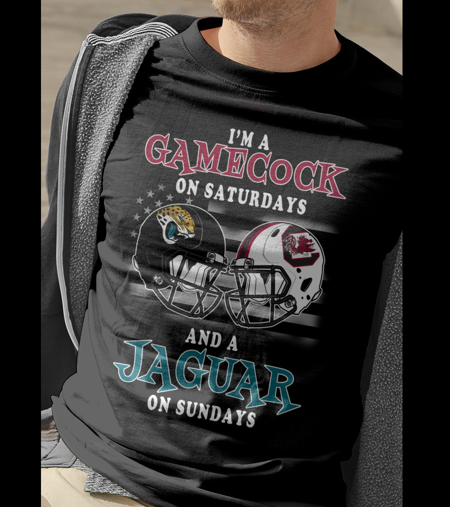 I'm A Gamecock On Saturdays And A Jaguar On Sundays T-Shirt