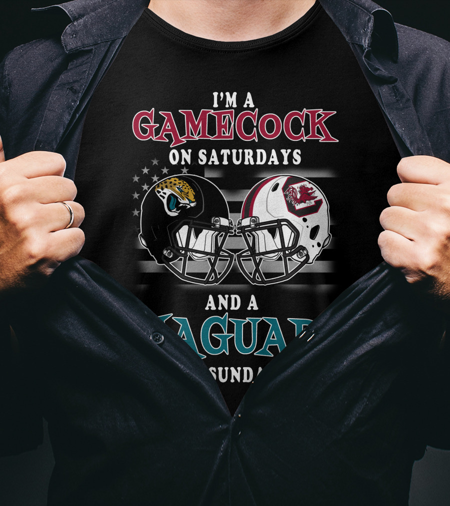 I'm A Gamecock On Saturdays And A Jaguar On Sundays T-Shirt