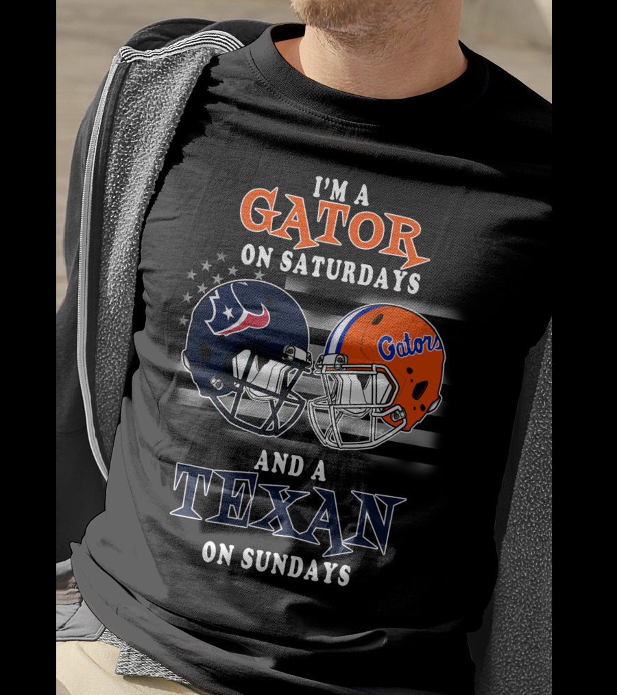 I'm A Gator On Saturdays And A Texan On Sundays T-Shirt