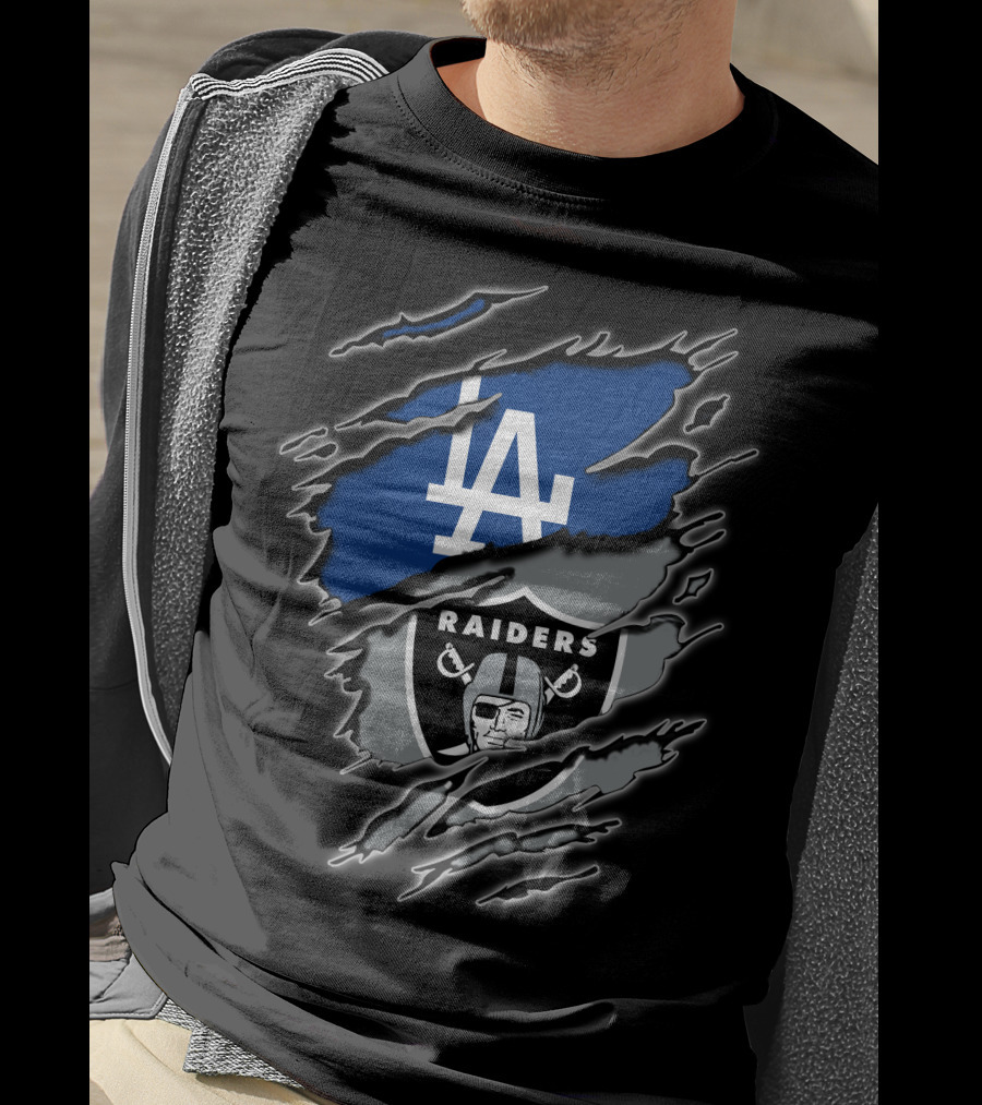 La Dodgers Raiders Fan Pride T-Shirt