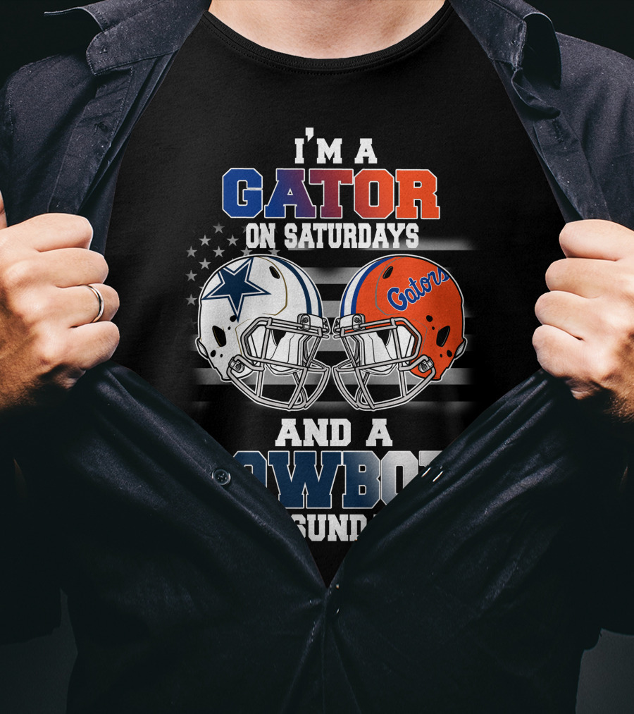 I'm A Gator On Saturdays And A Cowboy On Sundays T-Shirt