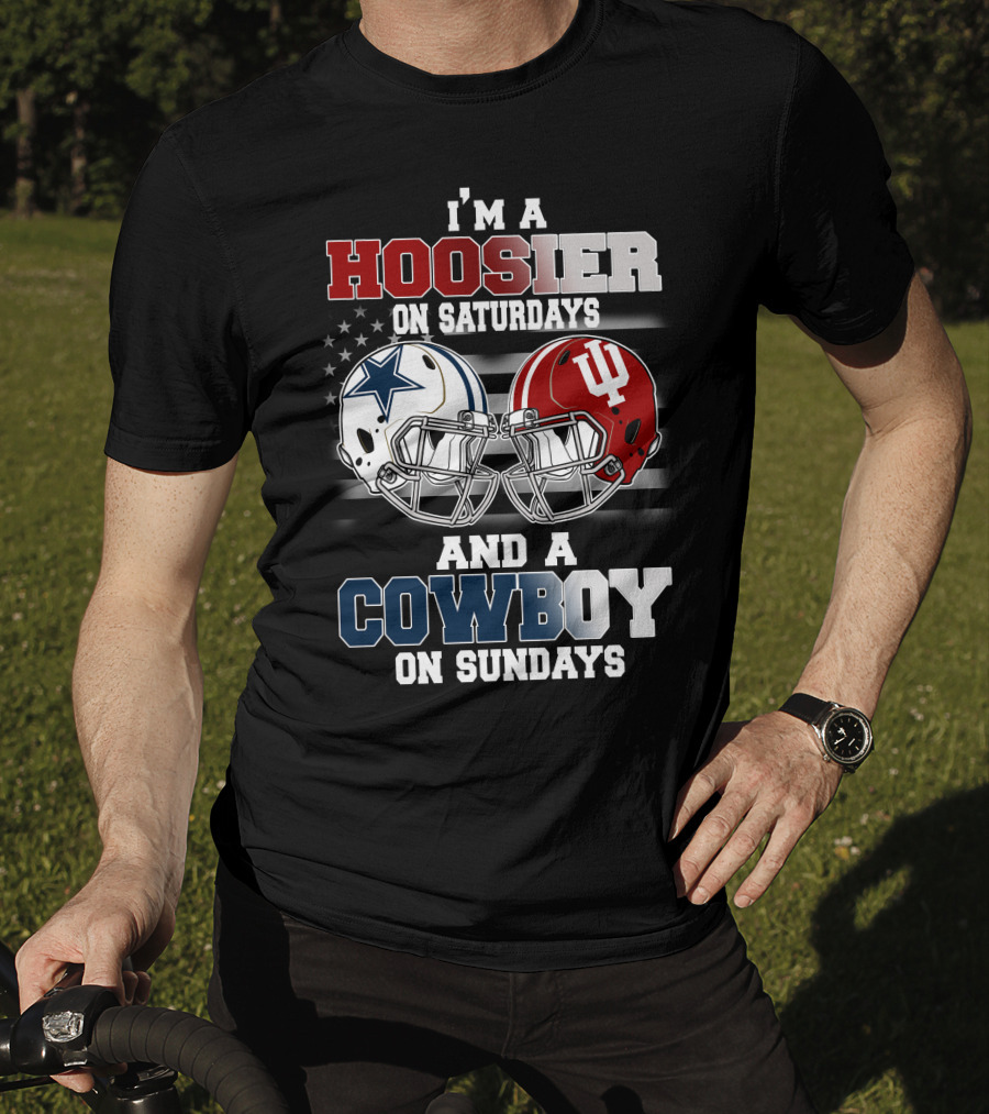 I'm A Hoosier On Saturdays And A Cowboy On Sundays T-Shirt